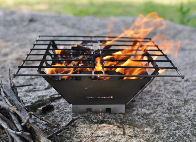Vargo Titanium Fire Box Grill バーゴ チタニウム ファイヤーボックスグリル Moonlightgear ムーンライトギア